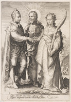 TvB G 2511
<br/>
Het ware huwelijk
<br/>
<em>Saenredam, Jan (ca. 1565/1566-1607)</em>